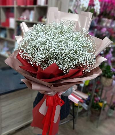 Букет цветов из: Гипсофила в Клементьево