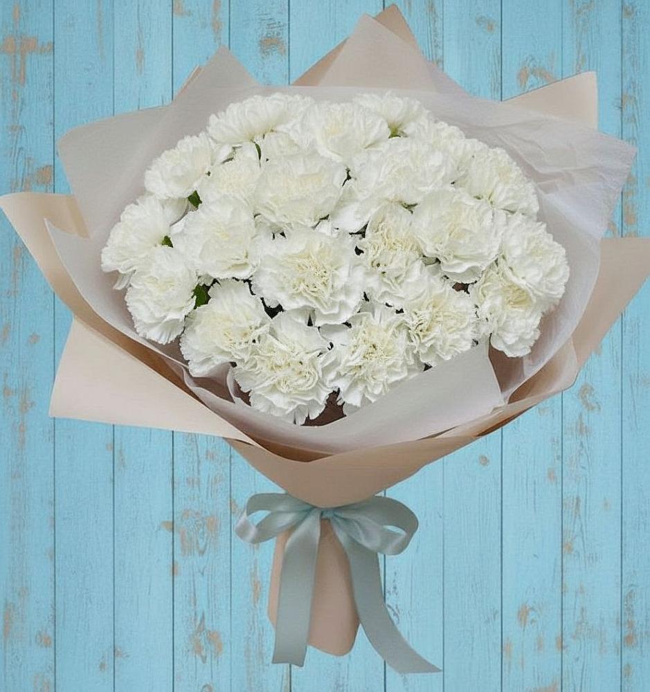 Букет цветов из: Гвоздики в Клементьево