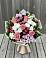 Букет цветов из: Альстромерии, Гвоздики, Розы и Хризантемы в Клементьево