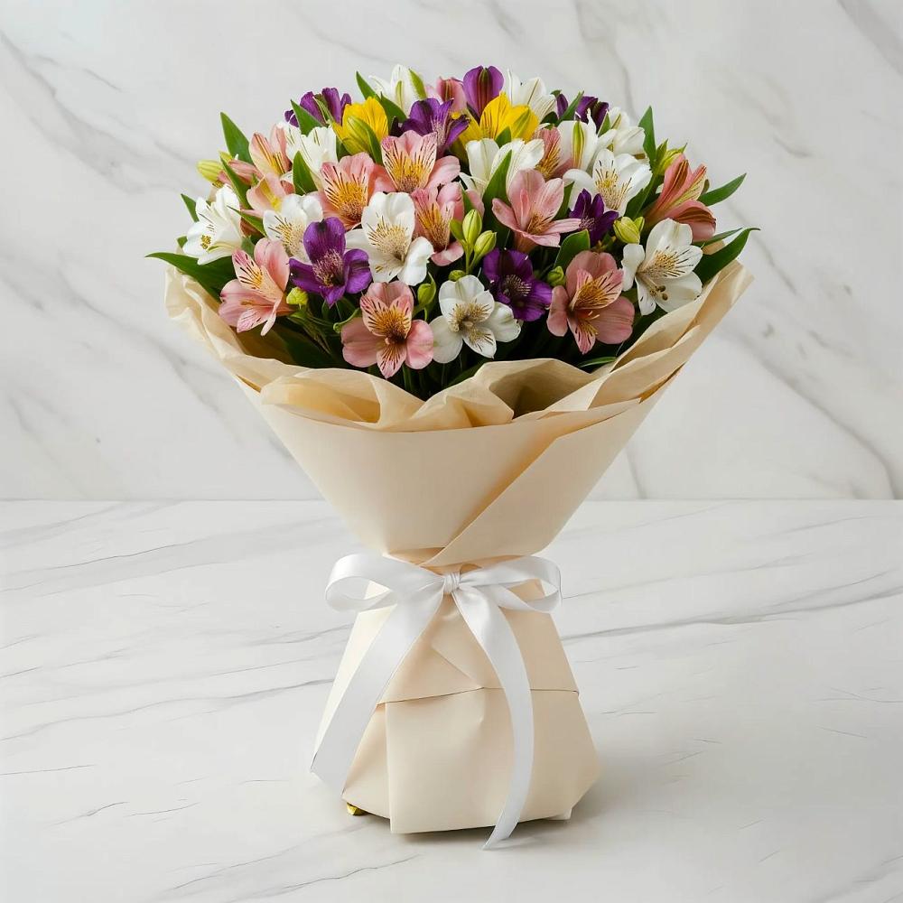 Букет цветов из: Альстромерии в Клементьево