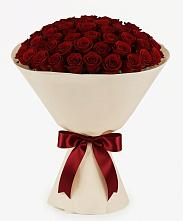 Букет 101 Бордовая роза Блэк Бакарра в Клементьево