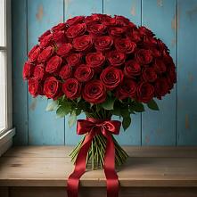 Букет Красные розы Блэк Меджик в Клементьево