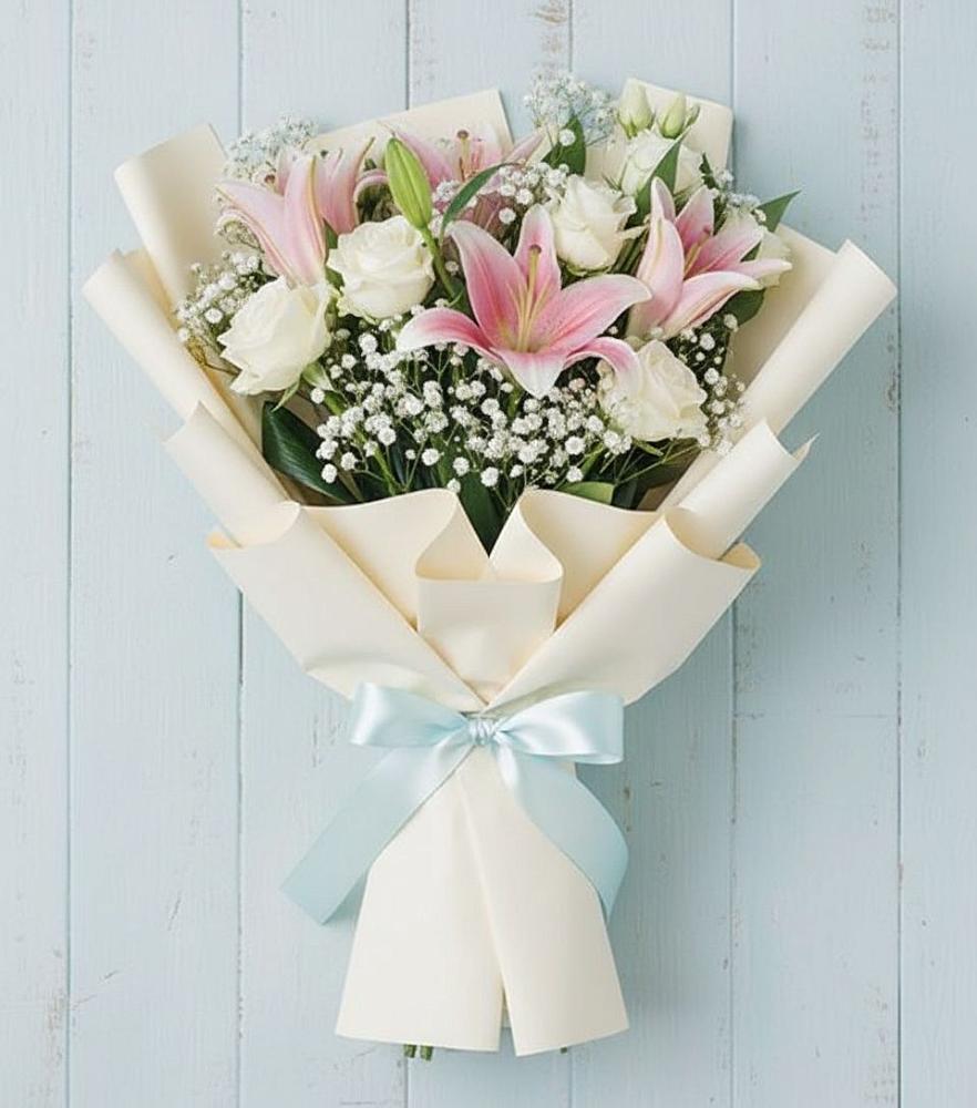 Букет цветов из: Лилии в Клементьево