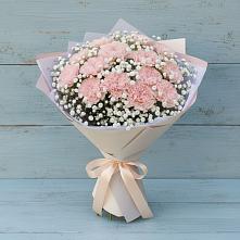 Букет цветов из:  Гвоздики #REPLACE_PRED# Клементьево