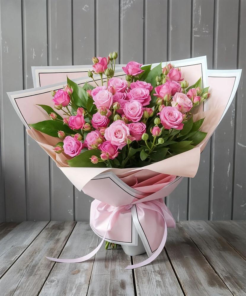 Букет Розовый кустик в Клементьево