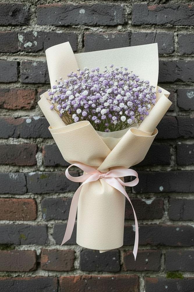 Букет цветов из: Гипсофила в Клементьево