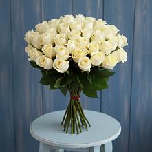 Букет 51 Белая роза Эдлесс Лав #REPLACE_PRED# Клементьево