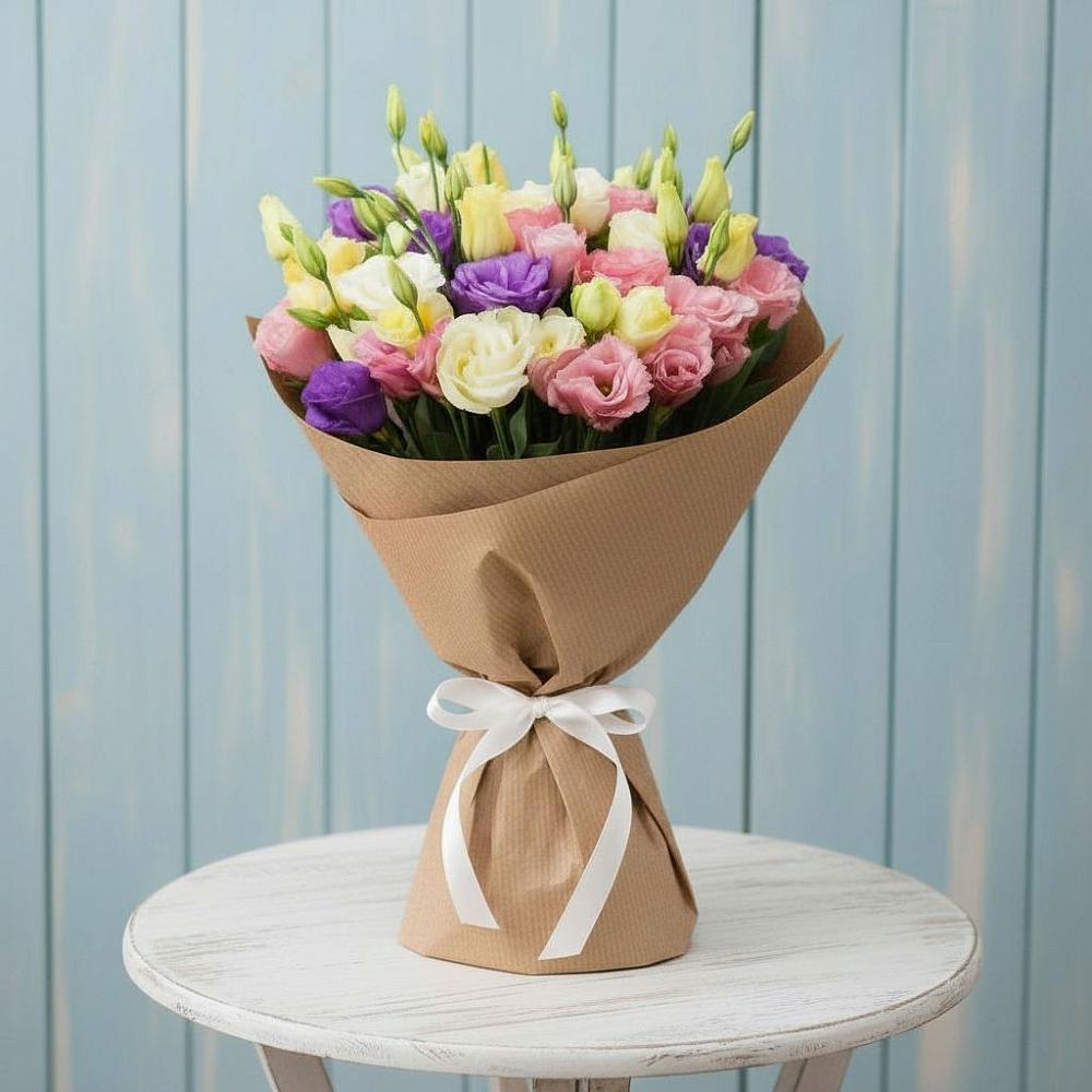 Букет цветов из: Лизиантусы в Клементьево