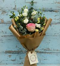 Букет цветов из:  Розы и Лизиантусы в Клементьево