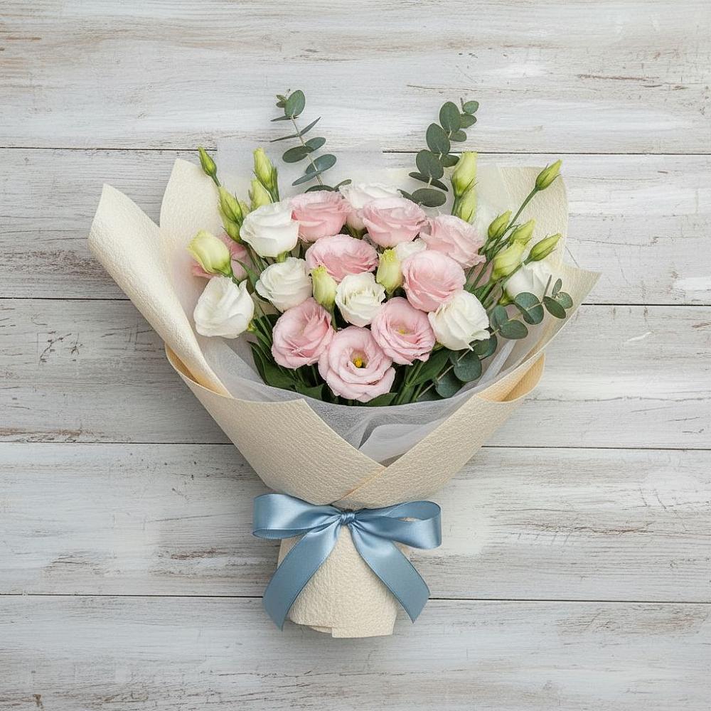 Букет цветов из: Лизиантусы в Клементьево